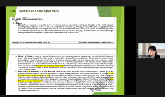 조지아한인부동산 협회에서 진행한 줌 세미나 모습. /조지아한인부동산협회