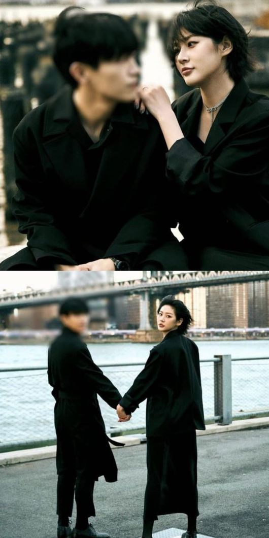 Kim Sae-ron, this time a wedding announcement? Close skinship with a man → Wedding pictorial speculation post 'Bit Sak' - America's Central Daily