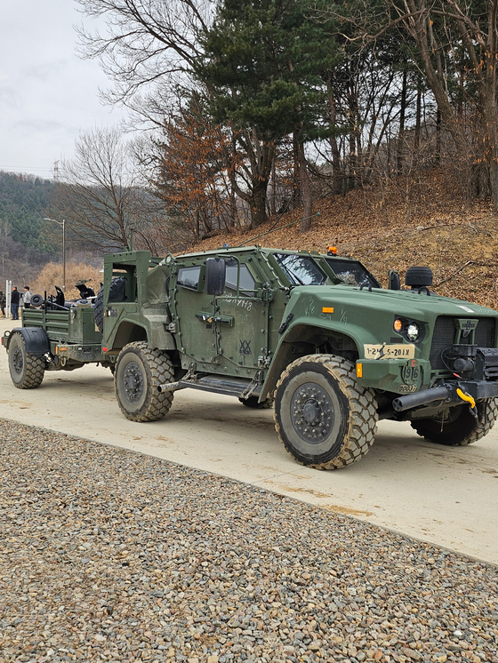 미군의 합동경량전술차량(JLTV). 이철재 기자