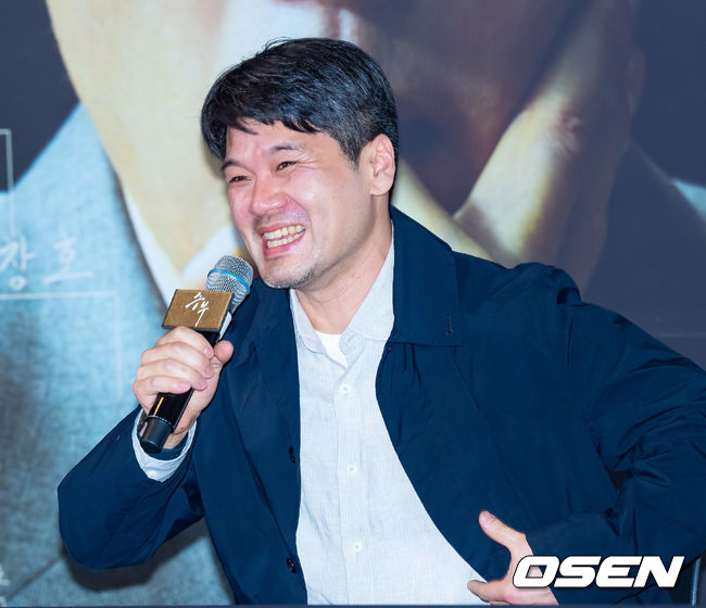 [OSEN=민경훈 기자] 19일 오후 서울 용산구 한강대로 CGV 용산아이파크몰에서 영화 '승부' 언론시사회가 열렸다.